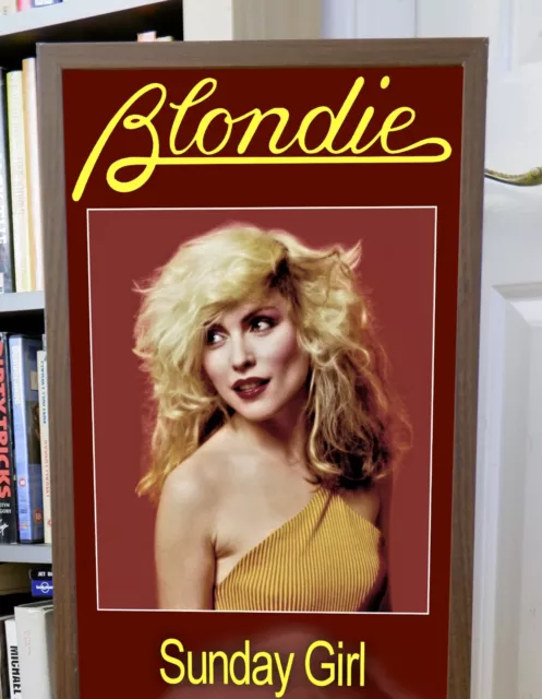 Blondie Sunday Girl Poster Lyric Sheet, Atomic, Call Me, Heart Of Glass 2