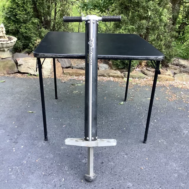 VURTEGO PRO POGO STICK Black/Silver Adult Size 40" Tall