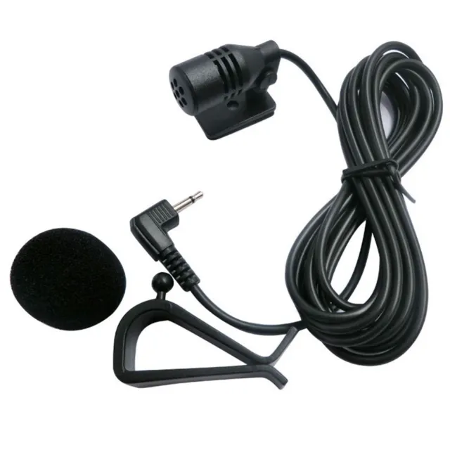 Augustcoco Microphone externe 3,5 mm, à monter sur voiture