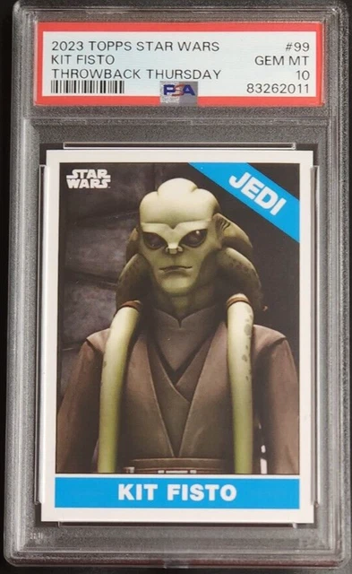 Kit Fisto 2023 Topps Throwback Thursday Star Wars #99 PSA 10 GEM MT
