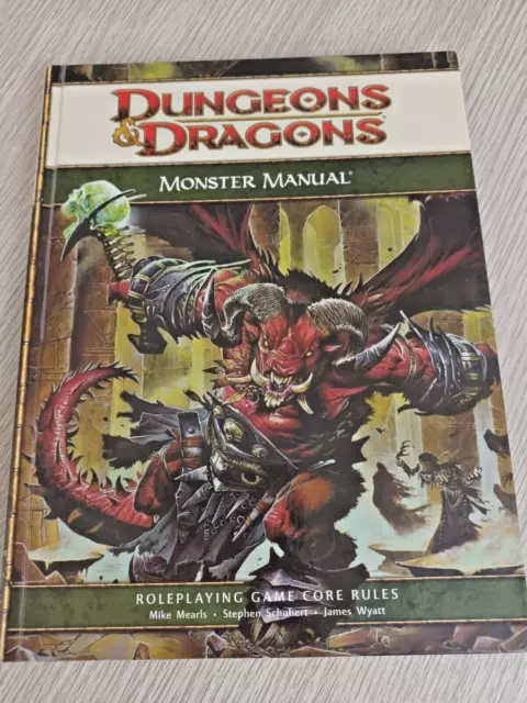 Dungeons & Dragons Monster Manual Game Core Rules Wizards Of The Coast