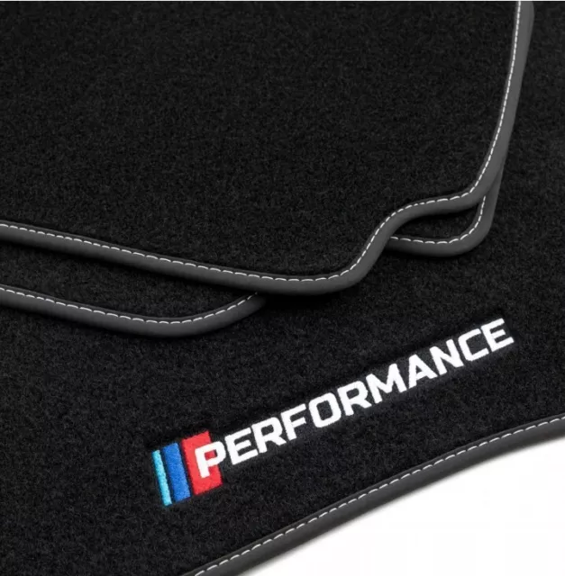 Tapis de Sol pour BMW Serie X5 E70 pack M Performance Power Brodé Velours