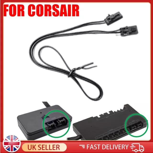 Corsair RGB LED Fan Hub Controller - Black
