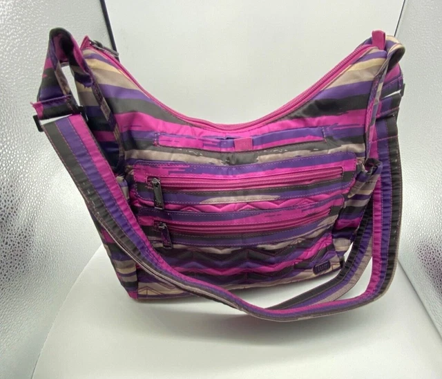 LUG camper Purple/Pink shoulder purse bag crossbody rfid blocker, CCW Purse