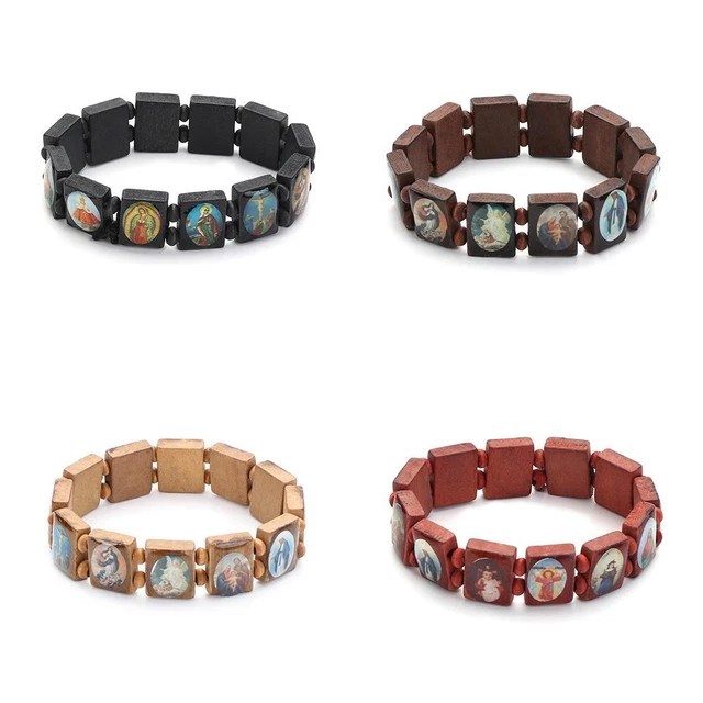 Wooden jesus bracelet discount