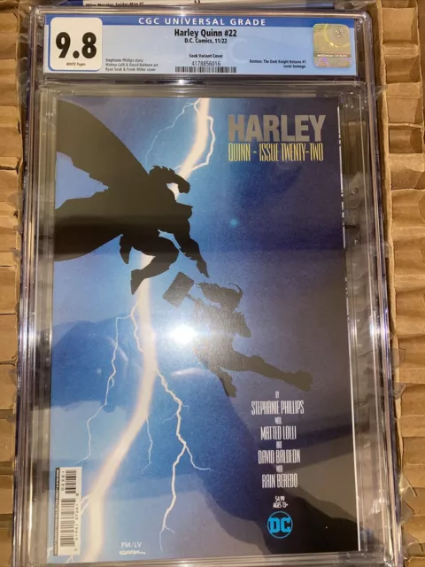 Harley Quinn 22 CGC 9.8 RYAN SOOK Dark Knight HOMAGE Variant Cover DC COMIC 2022