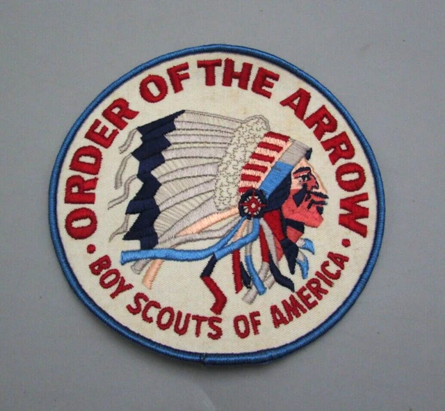 Bsa Order Of The Arrow Old Mgm Indian Head 6" Jacket Patch Ny441