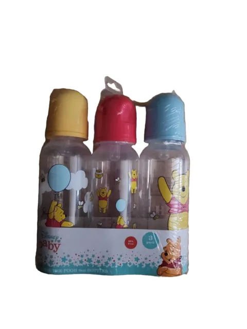 Disney Winnie The Pooh Set Of 3 Baby Bottles, 9oz