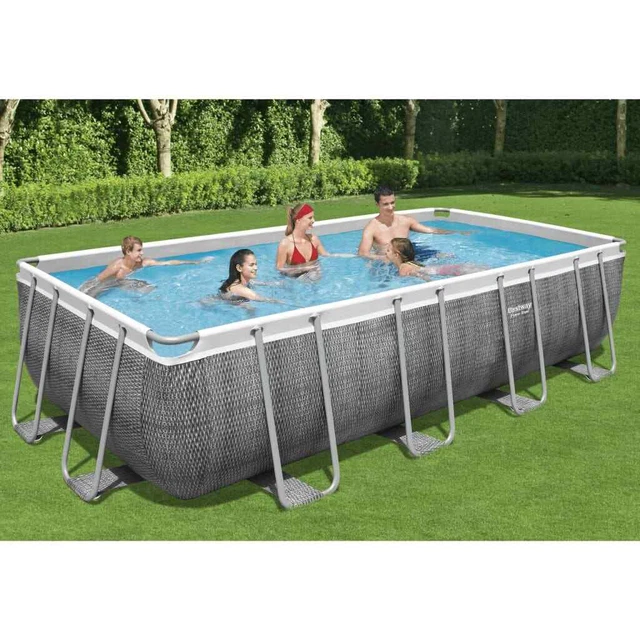 BESTWAY POWER STEEL Swimming Pool Set Rectangular 549x274x122 cm £2,585 ...