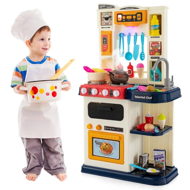 Cuisine Enfants 65 Accessoires Jouet Dînette Lumières et Sons Réalistes Cadeaux