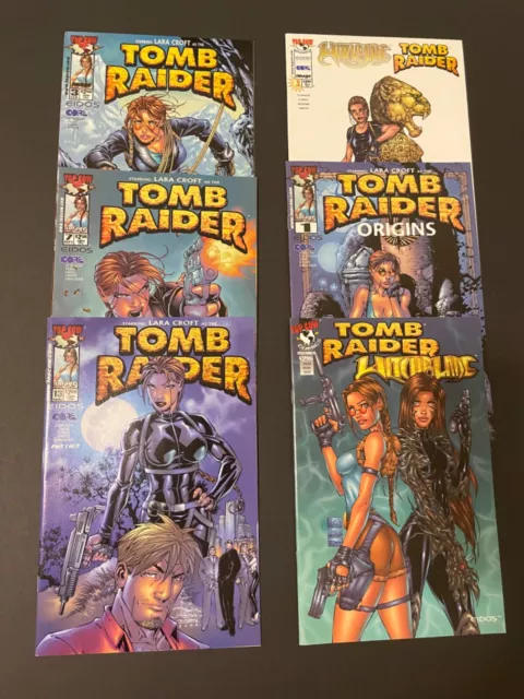 Tomb Raider Witchblade 1 Plus Others. 1st Lara Croft in Comics. Top Cow