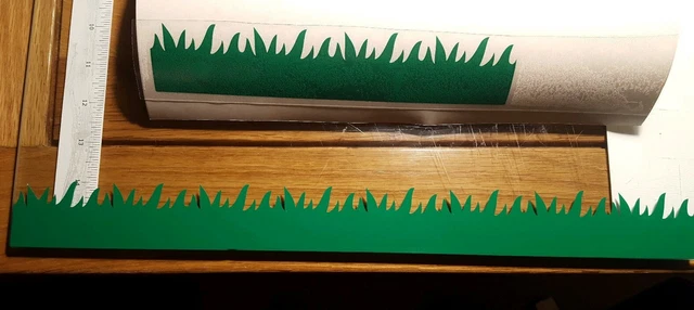 RÉSERVOIR TERRARIUM AQUARIUM HERBE AUTOCOLLANT AQUATIQUE VERT 210 MM x3 JOIN UP look