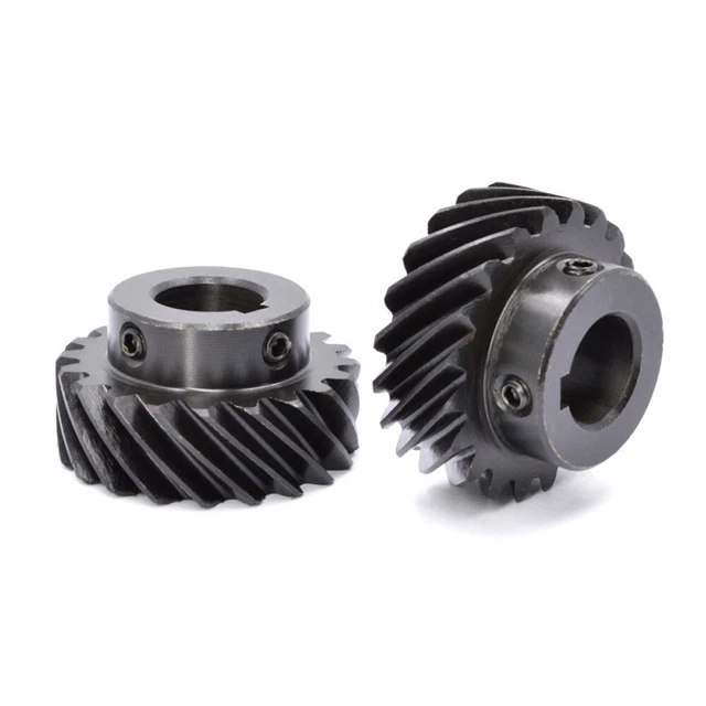 1.5/2 Modulus Helical Gear With Step/Keyway Left Spiral Motor Transmission Gear