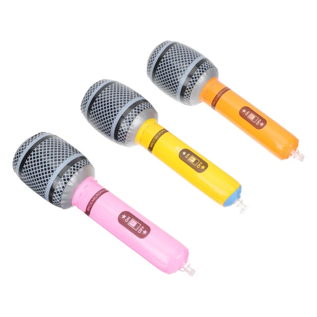 Set 2x clavier et microphone d'instruments de musique gonflables Set 2x clavier et microphone d'instruments de musique gonflables