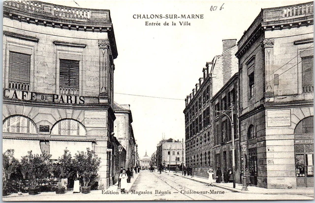 51 CHALONS SUR MARNE - entree de la ville.