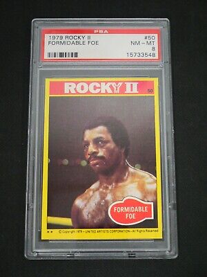 1979 Rocky Ii #50 Formidable Foe - Psa 8 Nm-Mt