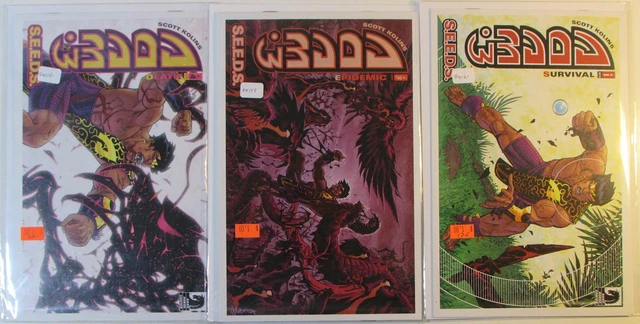 Adam.3 Lot of 3 #1,3,4 Dark Horse Comics (2015) 1st Print Comic Books