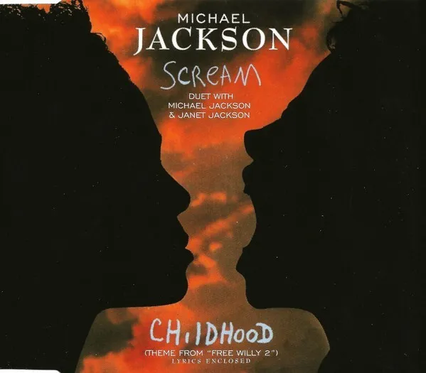 Michael Jackson Duett mit Janet Jackson - Scream Single CD 5 TKS Synth-Pop + Sehr guter Zustand