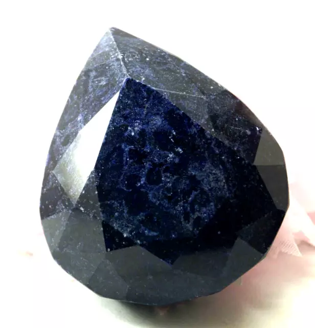 950 Ct Huge Natural Blue Sapphire Pear Cut Earth mined Gemstone Certified