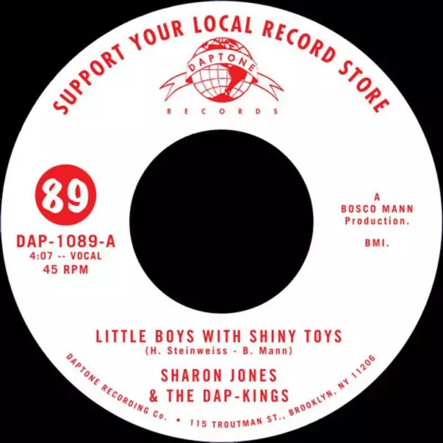 Sharon Jones & Dap-Kings - Little Boys Shiny Toys Daptone Northern Soul 45 HEAR