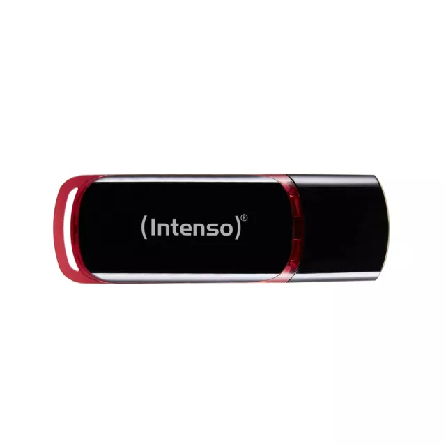 Intenso Business Line - Flash Drive 64 GB - USB 2.0, Black/Red