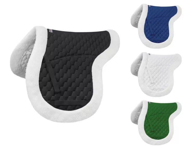 Derby Originals Fleece Padded Contour All Purpose English Saddle Pad