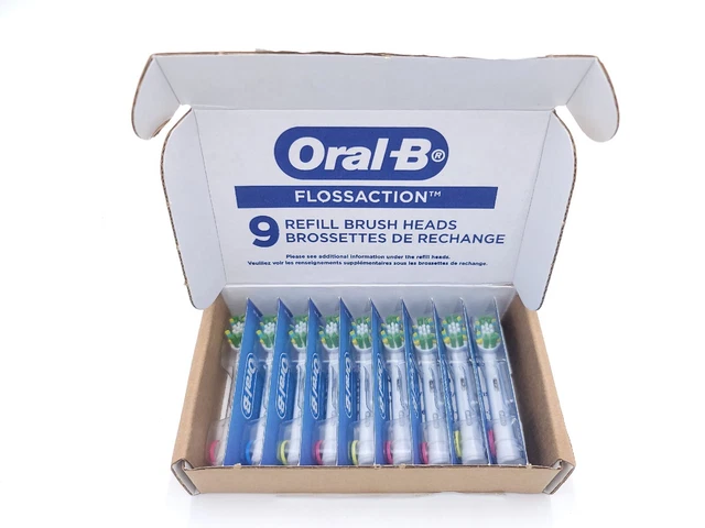 Cabezales de cepillo de recarga Oral B Flossaction 9 (B2)