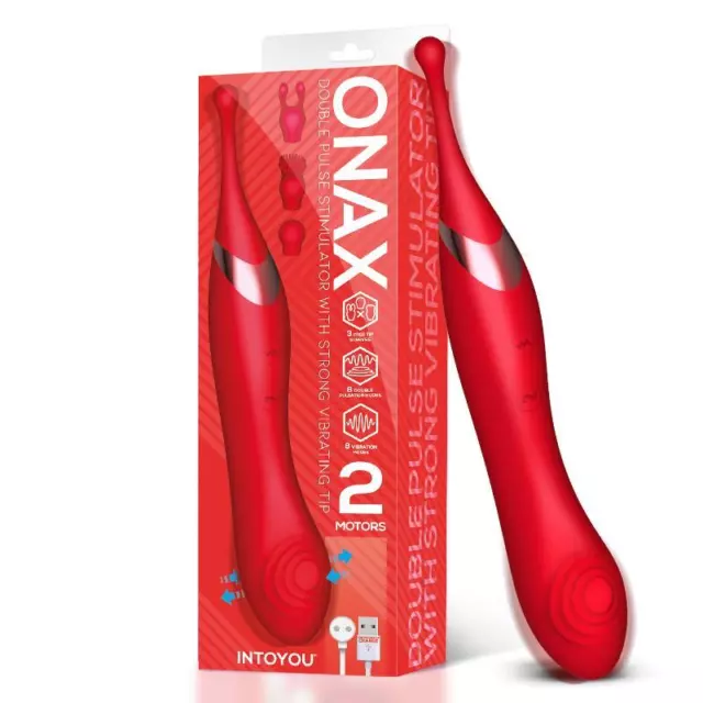 Onax Estimulador Doble Vibrador de Punto y Doble Pulsacion USB (COD. LV-U-192)