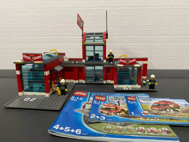 LEGO CITY: FIRE Station (7945) / Complete / Used / Instructions / Box $37.00 - PicClick