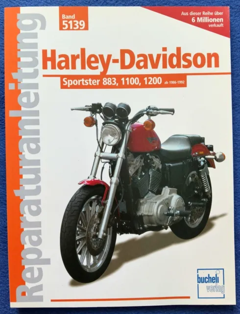 "Harley-Davidson Sportster 883, 1100, 1200" -- Reparaturanleitung Bucheli --