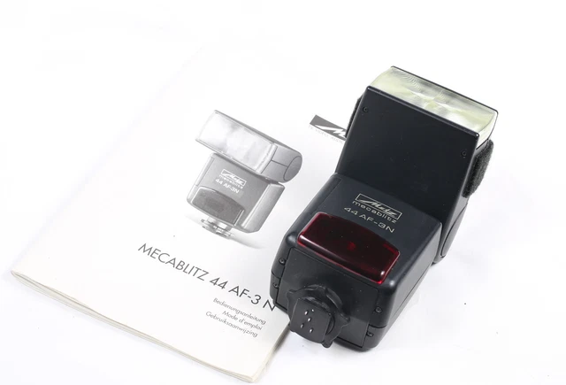 Metz Mecablitz Flash 44 AF-3N Nikon Film Camera Flash