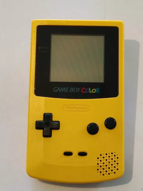 Nintendo Game Boy Color CGB - 001  Jaune Yellow Dandelion Console