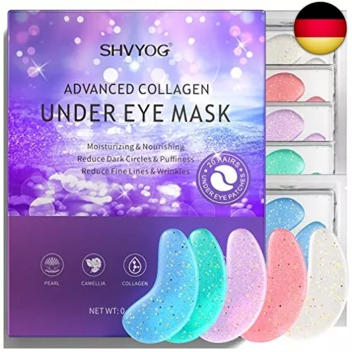 Augen Patches, Unter-Augen-Masken, gegen Augenringe und Schwellungen,