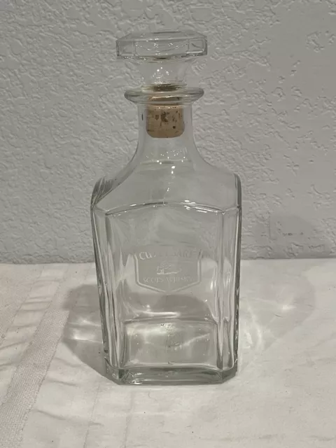 Empty Cutty Sark Scots Whisky Empty Bottle