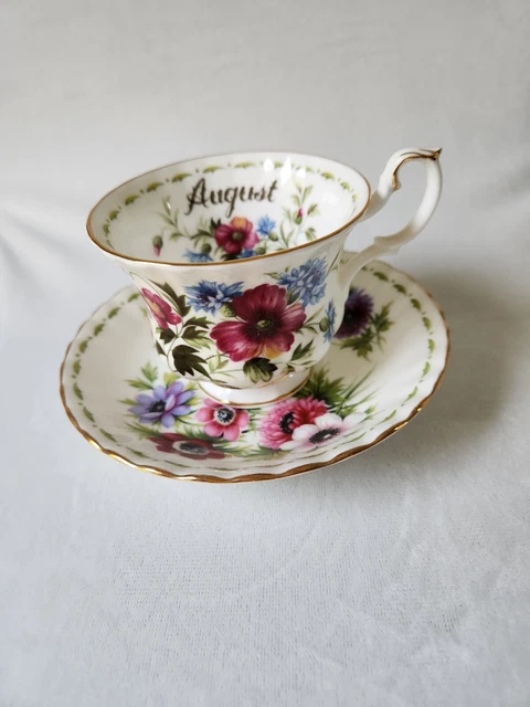 Royal Albert England 1970  Flower Of The Month Series August