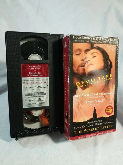 THE SCARLET LETTER VHS Video Tape Drama Demi Moore Oldman RARE PROMO ...