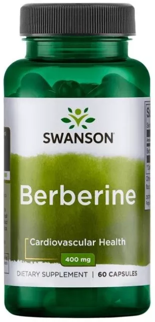 Swanson Berberine Support Cardiovascular Health & Metabolism | 400mg 60 Capsules