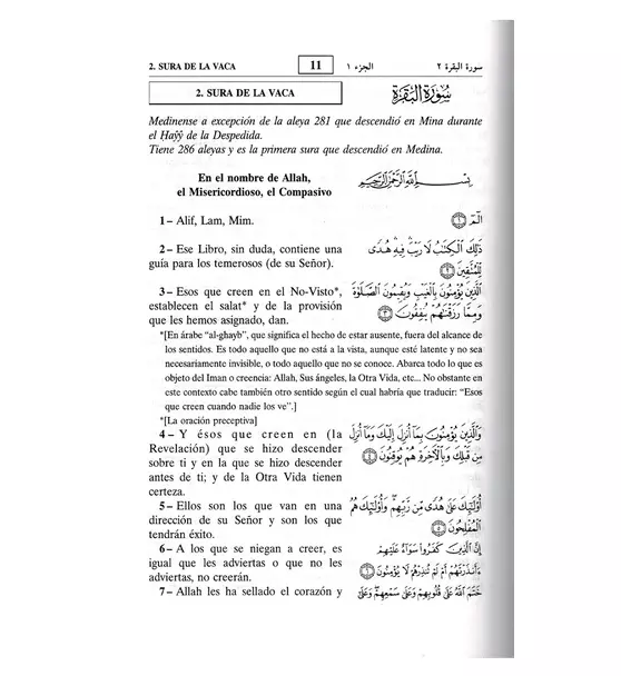 Noble Quran in Spanish Language Del Coran / Spanish 2