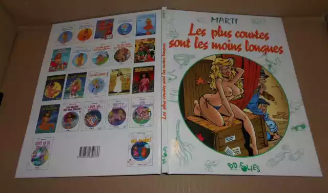 Vieille BD ADULTE 1999 Marti folies Plus courtes sont les moins longues