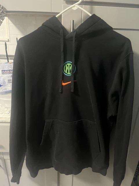Inter Milan Nike Hoodie Adult Medium Black