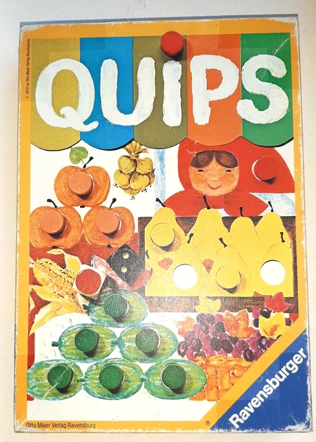 Absolut rar + komplett: Quips Ravensburger Spiele Rarität Vintage 1972 TOP