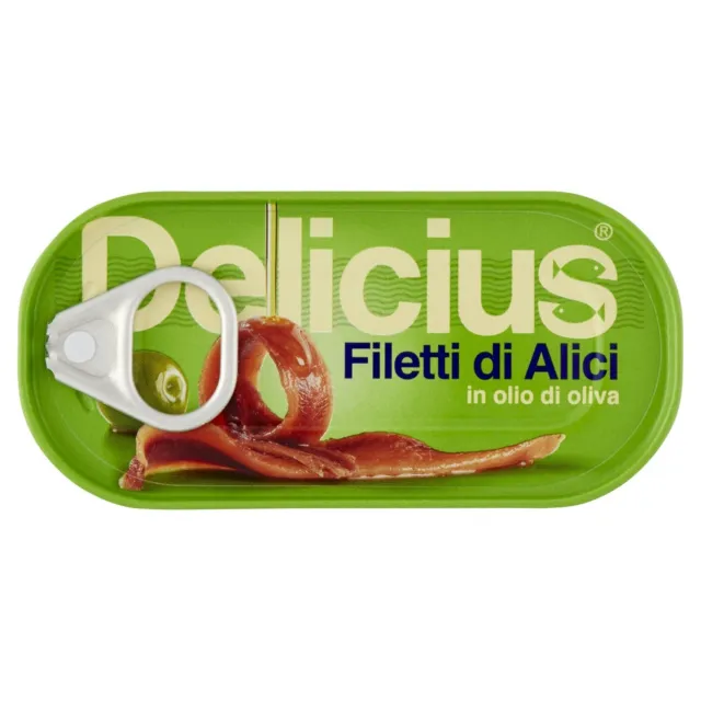 Filetti di Alici Tesi Delicius - Confezione da 46gr