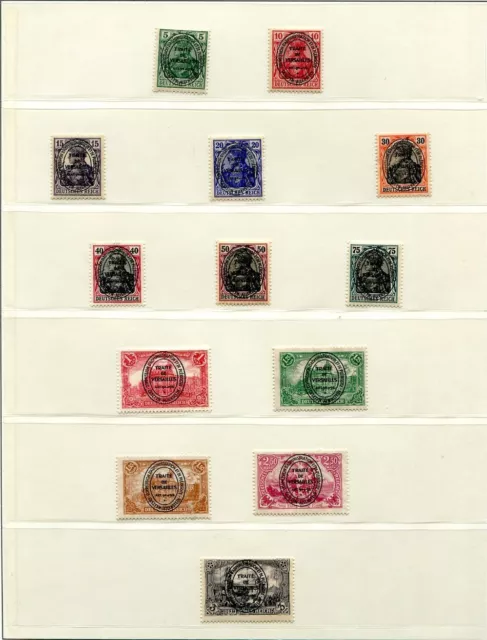 Dt.Gebiete ABSTIMMUNG*+gest saubere Sammlung (S2921