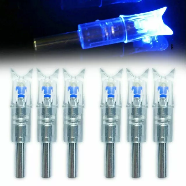 Archery Arrow Automatic LED Lighted Nocks for Crossbow Bolts I.D 0.300"/7.62mm