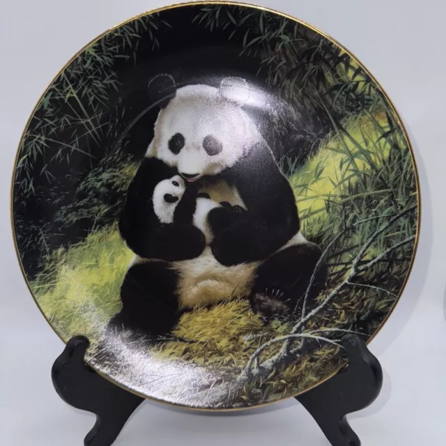 THE PANDA  Will Nelson 1988 Collector Plate W S George Last of their kind FGJWV