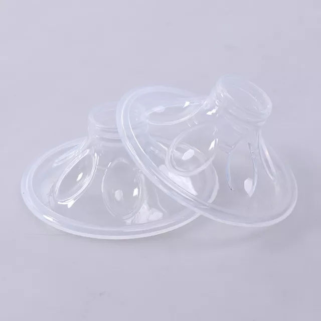 2Pcs ushion For manual/electric Breast Pumps Silicone Generic Breastfeeding0^-^