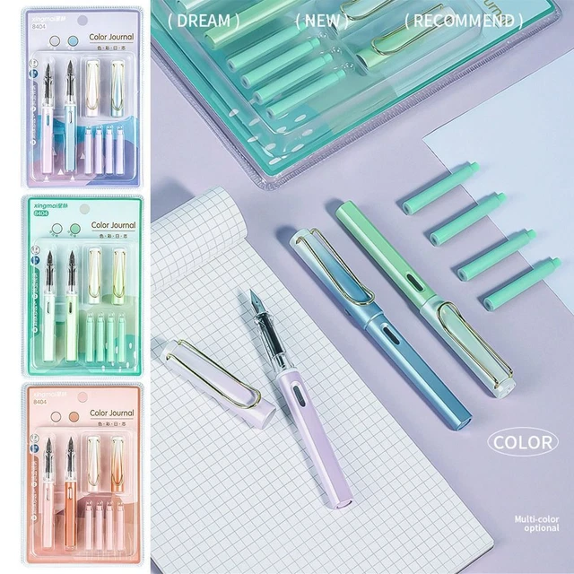 Gift Writing Tools Replaceable Ink Student 0.38mm Pen Fountain Pen Gel Pen