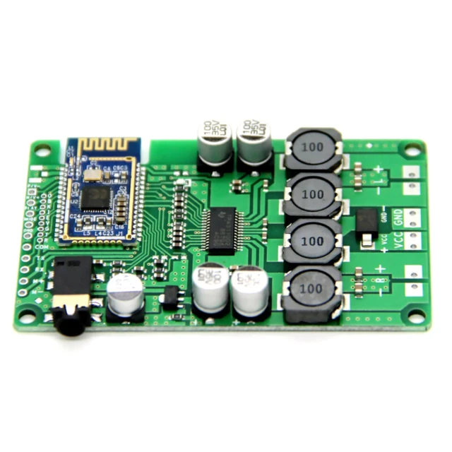 BLUETOOTH 5.0 DIGITAL Amplifier Audio Power Board Module 2x15W/10W AUX ...