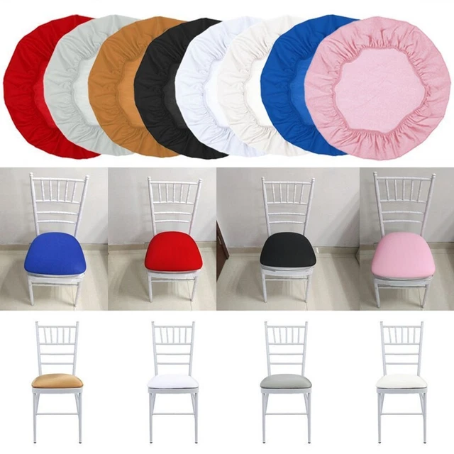 Removable Elastic Round Slipcovers Dining Chair Seats Cover Protector Home Decor