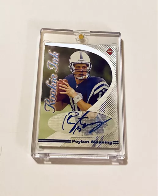 1998 Peyton Manning Rookie Ink Autograph SP + Auto Gorgeous Signed RC Auto 💎 1998 Peyton Manning Rookie Ink Autograph SP + Auto Gorgeous Signed RC Auto 💎